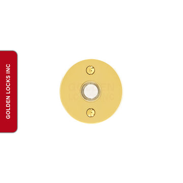 Emtek 2458 Brass Disk Door Bell Cover